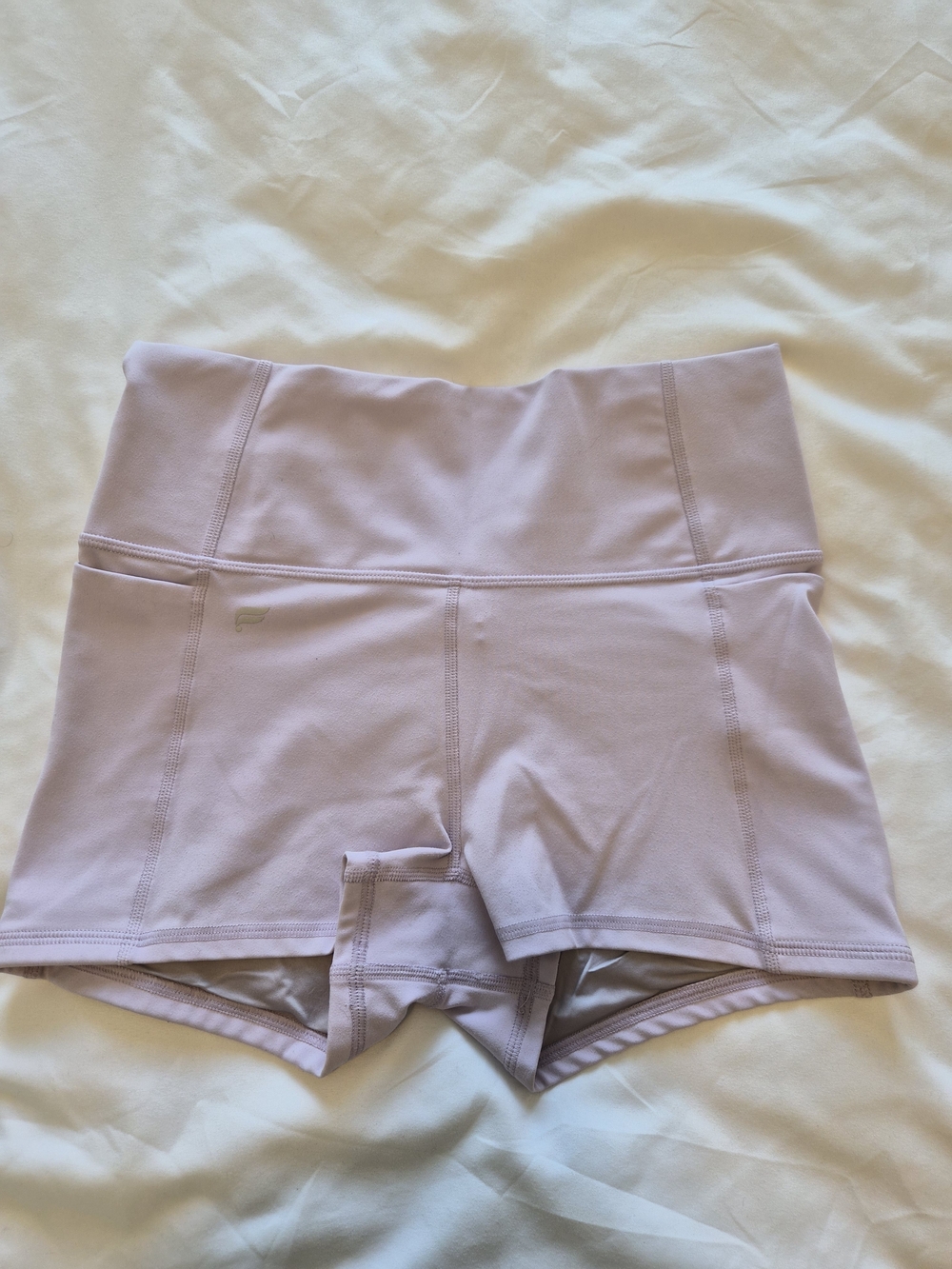 Fabletics High Waist Oasis PureLuxe Lavender Shorts Size Small